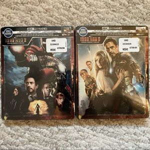Iron Man 2 & 3 steelbooks